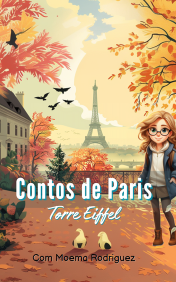 Capa de Contos de Paris — Torre Eiffel